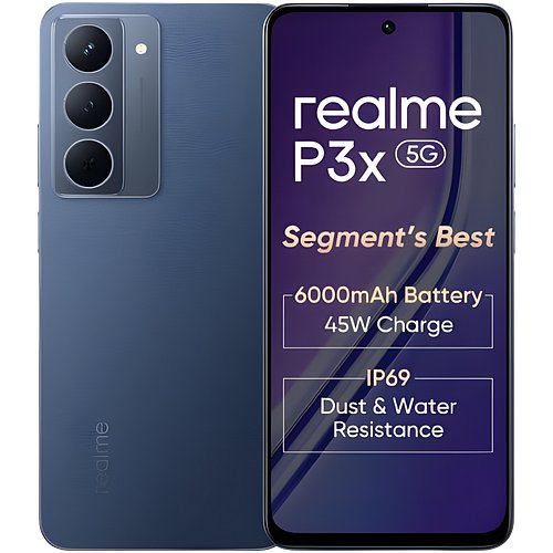 Realme P3x 5G (Midnight Blue, 128 GB) (6 GB RAM)