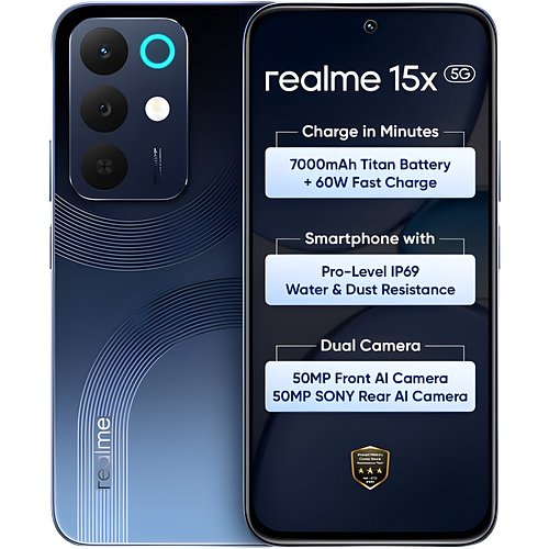 Realme 15x 5G (Marine Blue, 128 GB) (8 GB RAM)