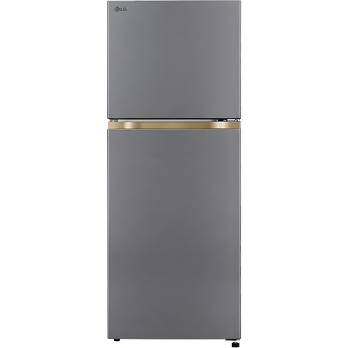 LG 225L Double Door Refrigerator with Smart Mode, Auto Smart Connect, Smart Inverter Compressor, Multi Air Flow, Dazzle Steel, 2 Star (GL-N252YDSY)