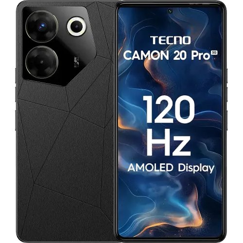 Tecno Camon 20 Pro 5G, 8GB RAM, 256GB ROM, Dark Welkin