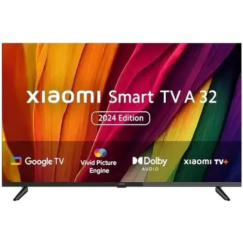 Xiaomi Smart TV A 80 cm (32) HD Ready Smart Google LED TV L32MA-AIN (Black)