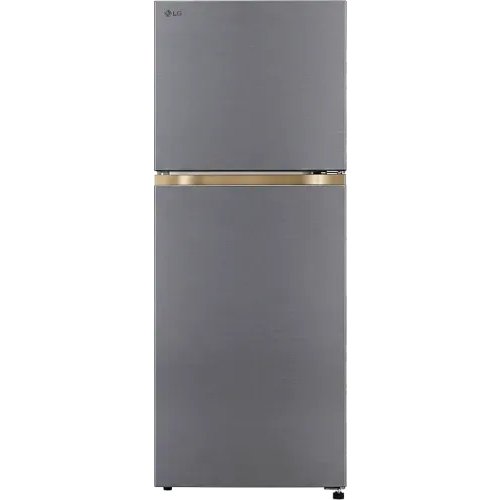 LG 225L Double Door Refrigerator with Smart Mode, Auto Smart Connect, Smart Inverter Compressor, Multi Air Flow, Dazzle Steel, 2 Star (GL-N252YDSY)