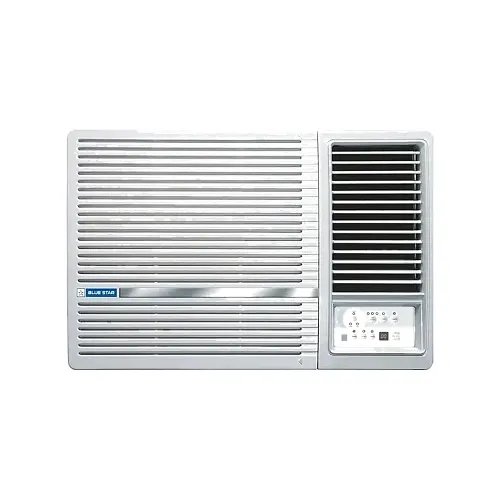 Blue Star 2024 Model 1.5 Ton 3 Star Window AC - Pearl white (WFD318L, Copper Condenser)