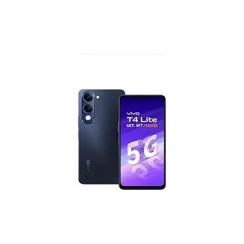 Vivo T4 Lite 5G 8GB RAM, 256GB Storage, Prism Blue | 6.74'' HD+ 90Hz LCD | Dimensity 6300 | 50MP Dual AI Camera | Android 14 | 6000mAh Battery | IP64 | Side Fingerprint | 15W Charging | Dual SIM