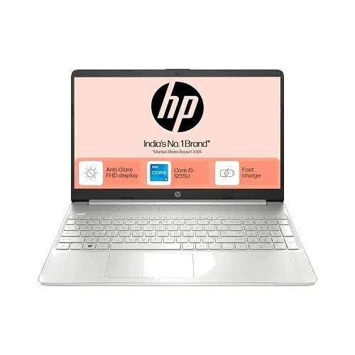 HP Laptop Intel Core i5 12th Gen 1235U - (8 GB/512 GB SSD/Windows 11 Home) 15s-fq5329TU Thin and Light Laptop (15.6 inch, Natural Silver, 1.69 kg, With MS Office)