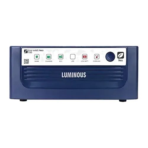 Luminous Eco Watt Neo 700 Square Wave 600VA/12V Inverter for Home, Office and Shops