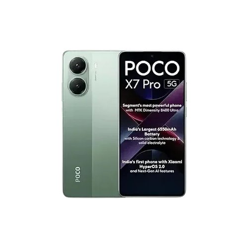 POCO X7 Pro 5G (Nebula Green, 256 GB) (8 GB RAM)