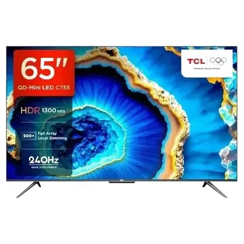TCL C755 164 cm (65 inch) Ultra HD (4K) Mini LED Smart Google TV with 144Hz VRR and IMAX Enhanced (65C755)