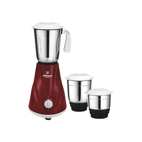 Sunflame Amaze DX 500 Watt 3 Jars Mixer Grinder, 3 Speed Control with Incher
