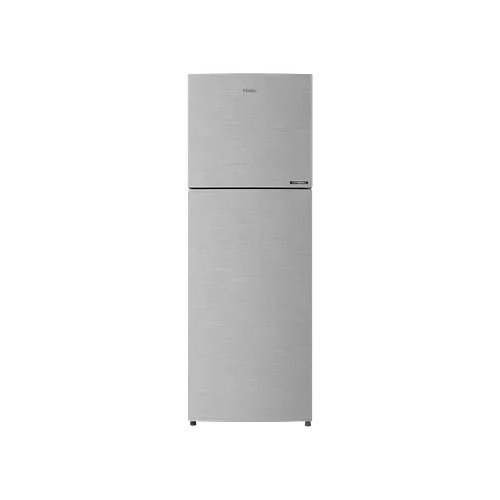 Haier 240 Litres 2 Star Frost Free Double Door Refrigerator with Turbo Icing (HRF-2902EBS-P, Brushline Silver)