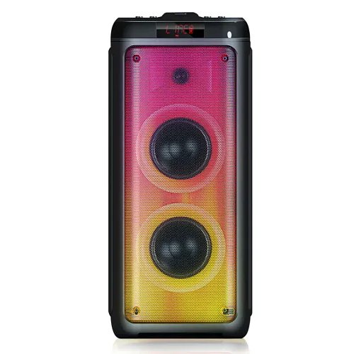 Intex BoomBox 5000 Wireless Mic, RGB Lightning 70 W Bluetooth Party Speaker (Black, Stereo Channel)