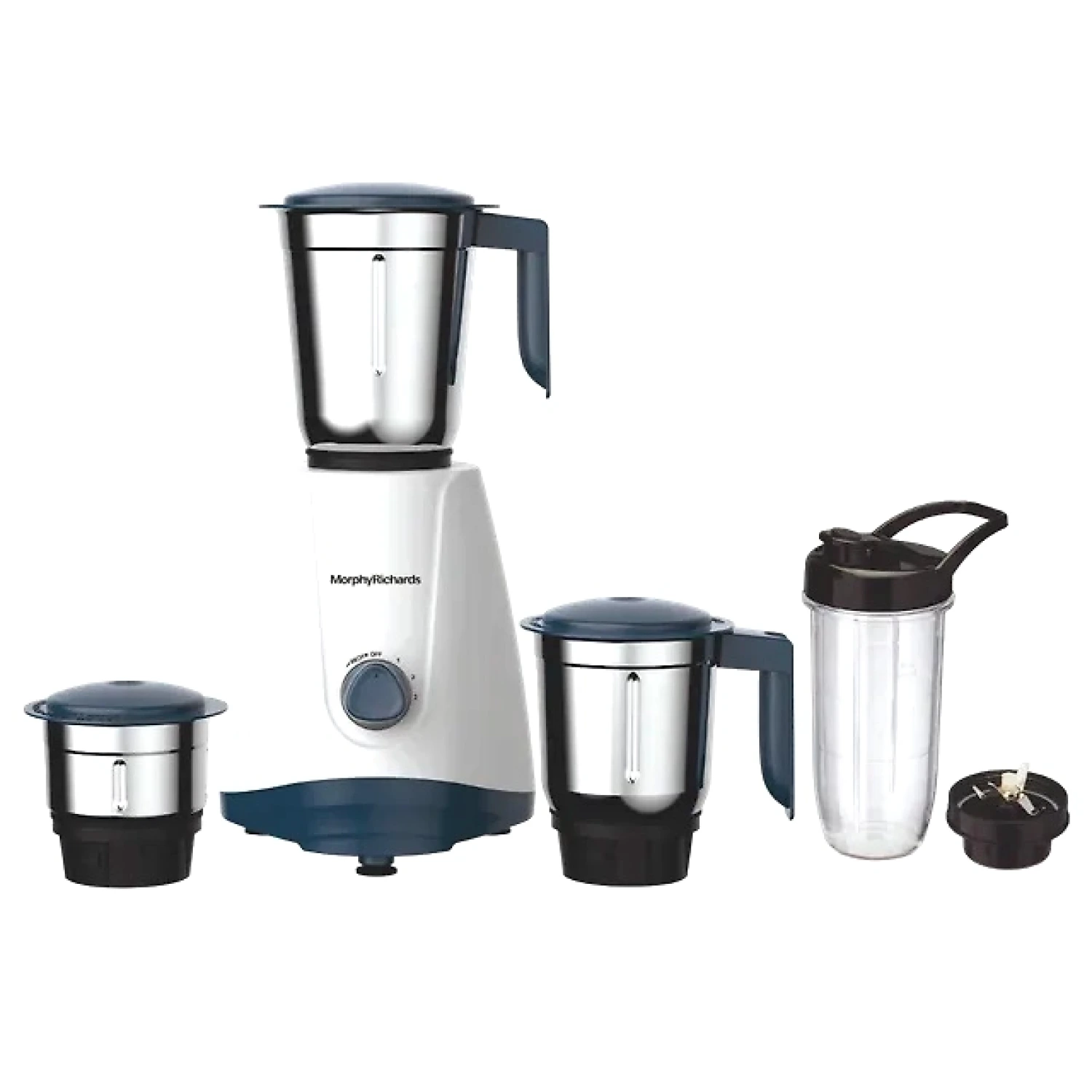 Morphy Richards TRESTA 500 W Mixer Grinder  (TRESTA PLUS MIXER GRINDER | 4 Jars | White, Blue)