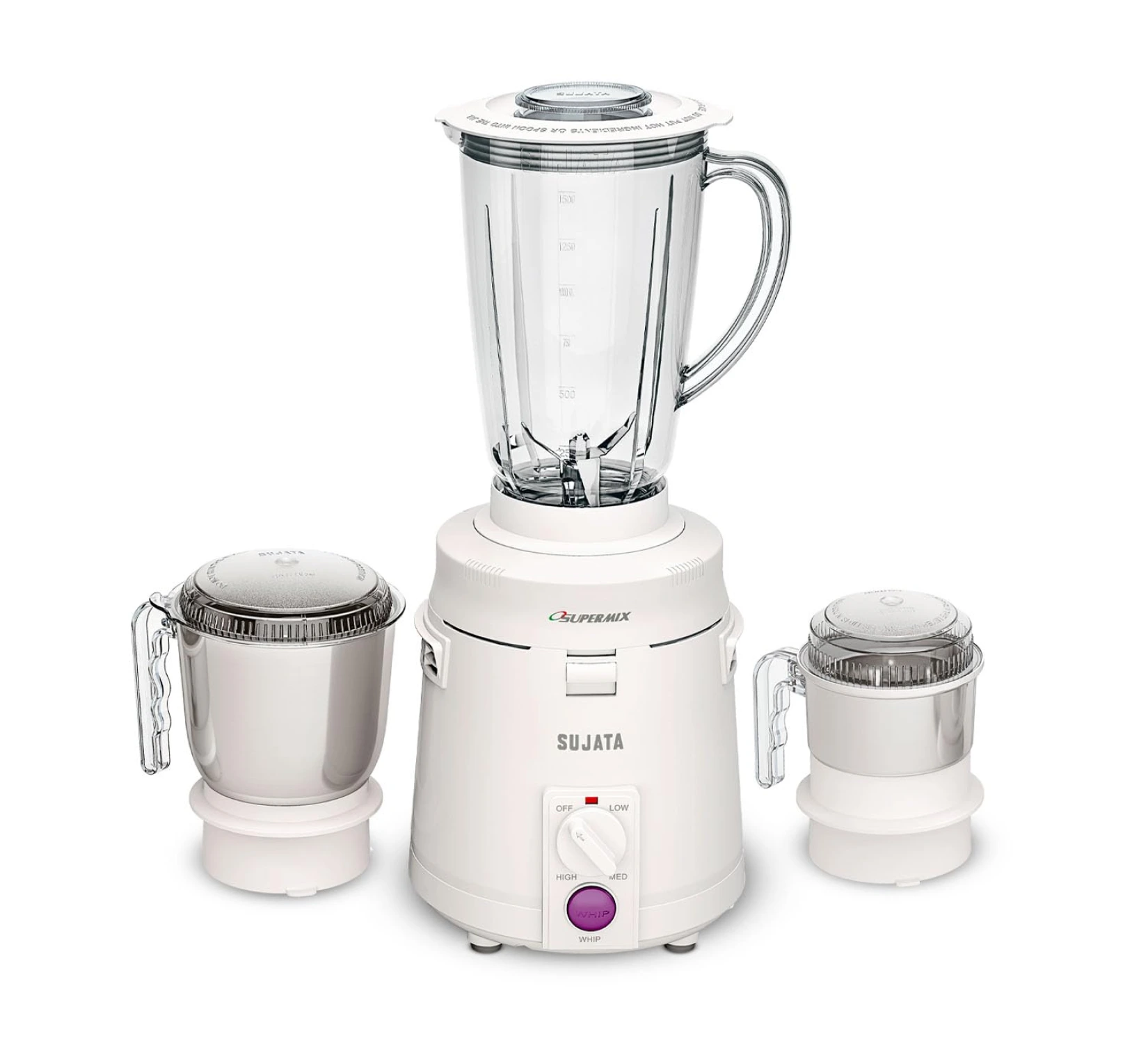 Sujata Supermix 900 Watts Mixer Grinder | 22000 Rotations Per Min | 90 Minutes Continuous Running