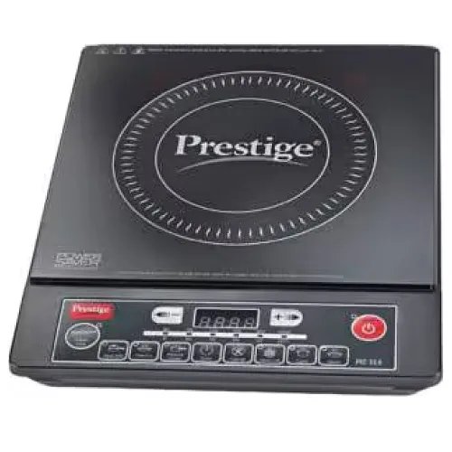 Prestige 1900 W Induction Cooktop Push Button (Black, PIC 33.0 with Unique Dual Heat Sensors & Indian Menu Options)