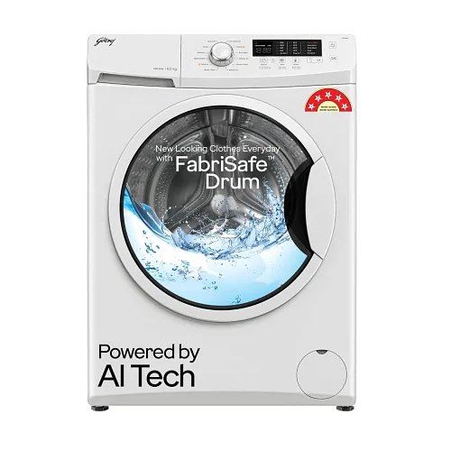 Godrej 8 Kg 5 Star I-Sense Technology Fully-Automatic Front Load Washing Machine (WFEON CRS 8012 5.0 FKEDM, Inbuilt Heater)