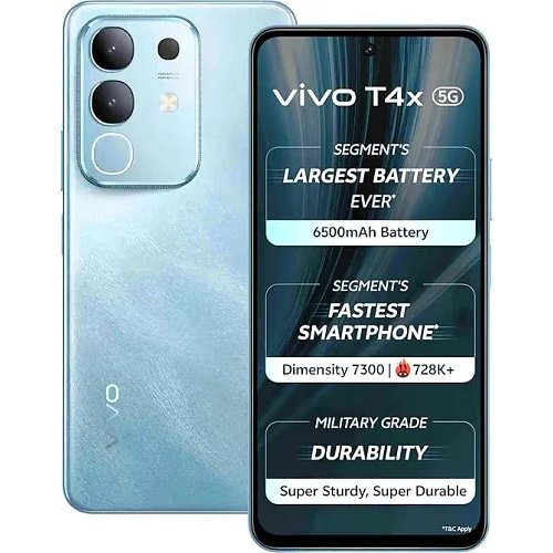 Vivo T4x 5G (Marine Blue, 128 GB) (6 GB RAM)
