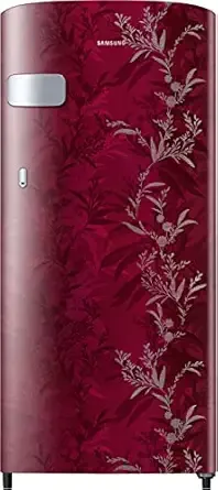 SAMSUNG 183 L Direct Cool Single Door 1 Star Refrigerator  (Mystic Overlay Red, RR19C2YCZ6R/NL)