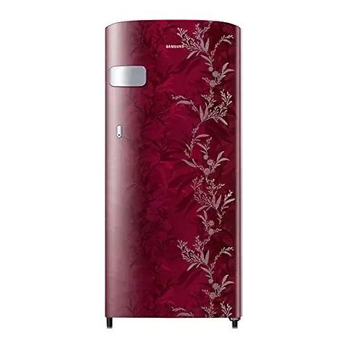 Samsung 183 L Direct Cool Single Door 1 Star Refrigerator (Mystic Overlay Red, RR19C2YCZ6R/NL)